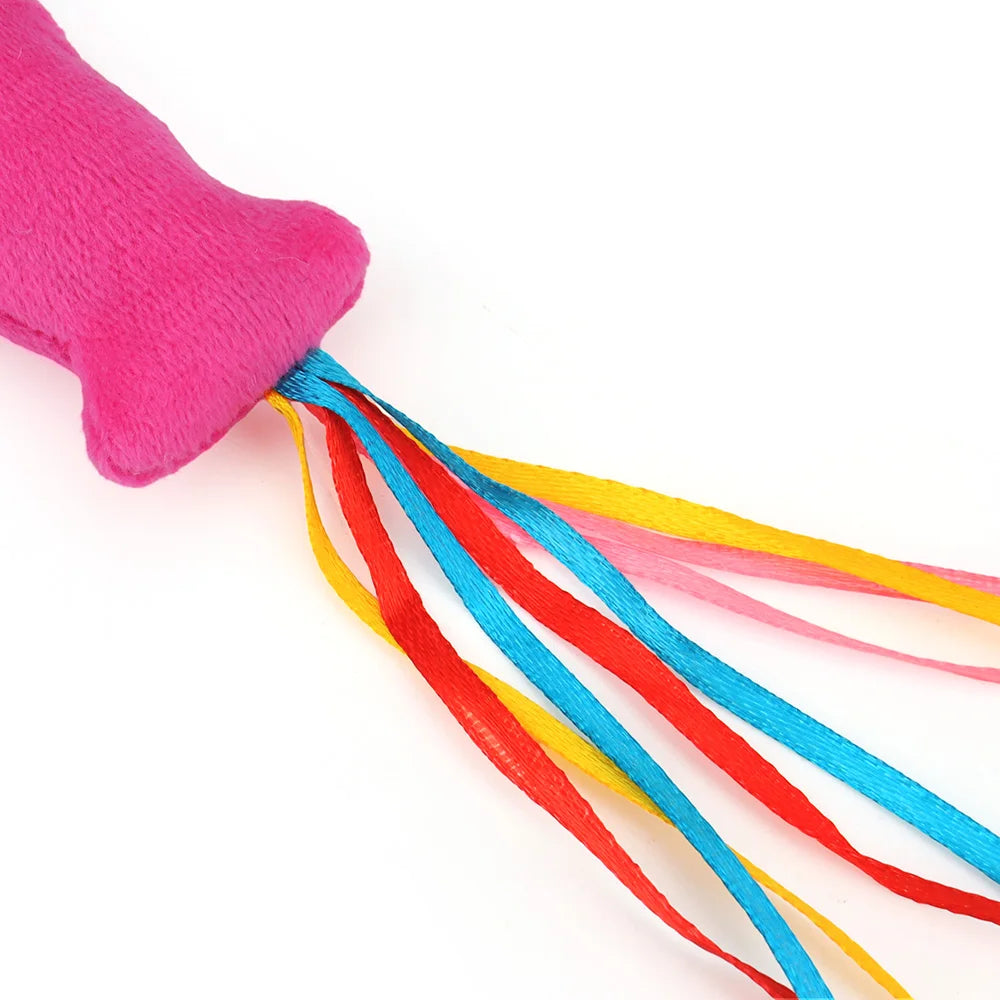 Fish Replacement Cat Toy – Steel Wire Teasing Attachments for Interactive Play