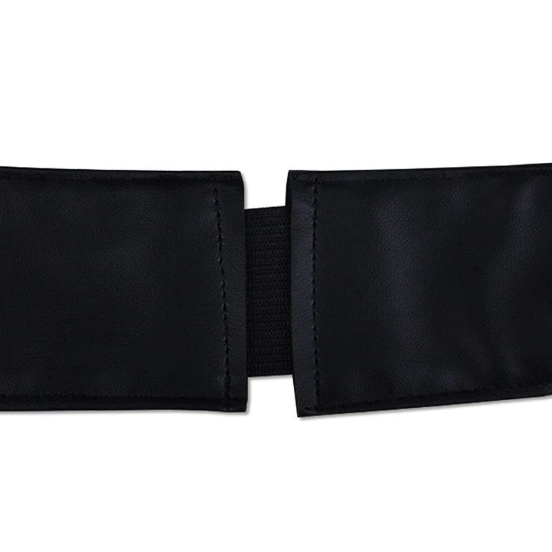 Black Fabric Eye Mask – Adjustable Blindfold for Anime Cosplay Costume