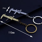 Metal Vernier Caliper Keychain – Miniature Bottle Opener for Car Accessories