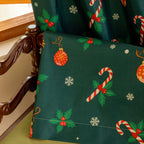 Laminated Blackout Curtains – Christmas Decorative Drapes for Home Decor