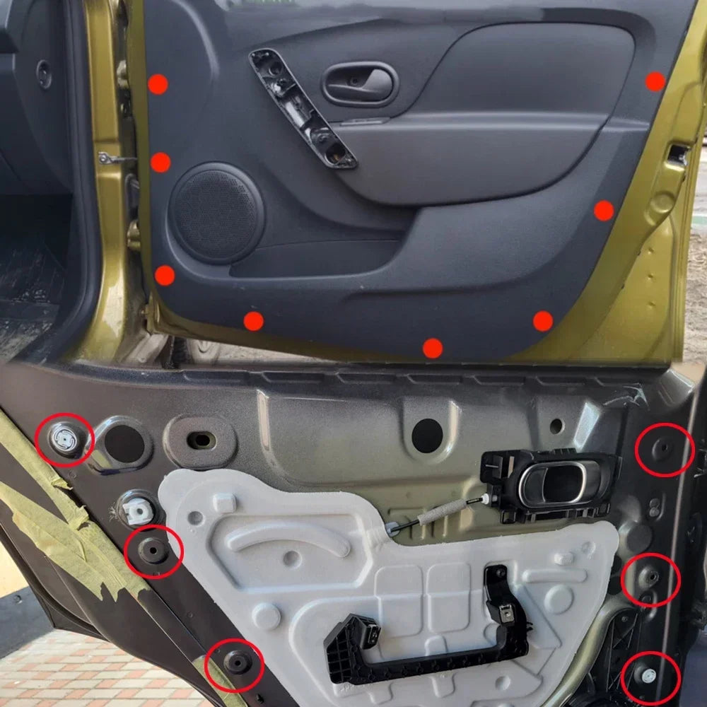 Interior Trim Panel Clips – Automotive Moulding Fasteners for Peugeot and Citroen