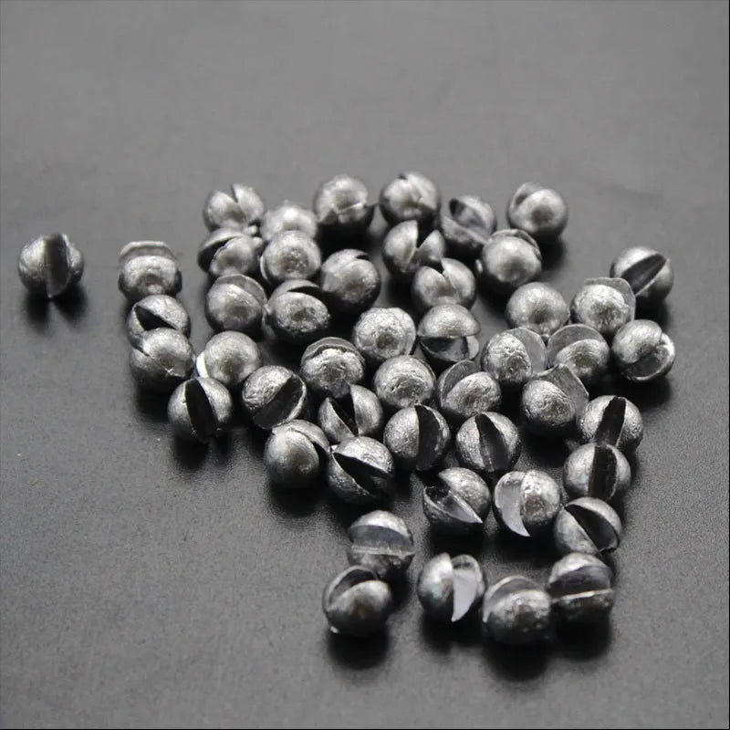 Round Lead Fishing Sinkers – Assorted Weight Kit for Freshwater Angling