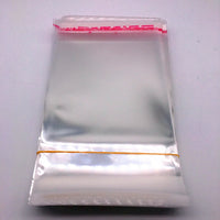 Resealable Clear Poly Bags – Adhesive Plastic Sleeves for Jewellery Storage