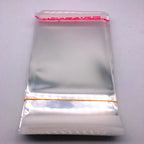 Resealable Clear Poly Bags – Adhesive Plastic Sleeves for Jewellery Storage