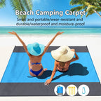Waterproof Sandproof Beach Blanket – 200x210cm Picnic Mat for Camping and Hiking