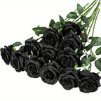 Realistic Artificial Rose Bouquet – Silk Floral Arrangements for Home Decor