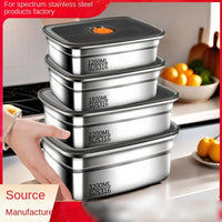 304 Stainless Steel Bento Box – Leak-Proof Food Container for Camping Lunch