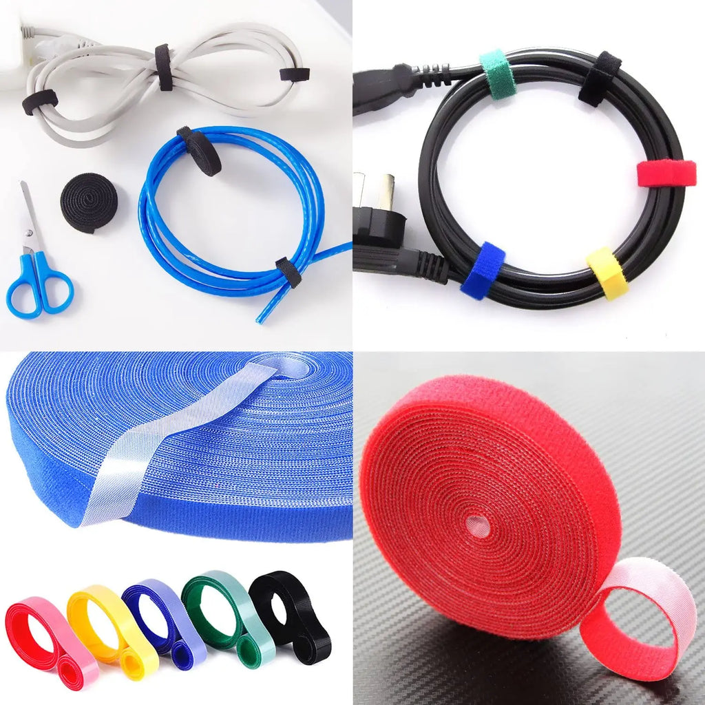 Cable Organizer Ties – Adjustable Cord Management for Desk and Electronics