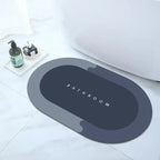 Absorbent Non-Slip Bath Mat – Soft Microfiber Rug for Bathroom and Kitchen