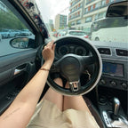 A-Pillar Interior Decal – Cool Girl Pattern Trim for Car Customization