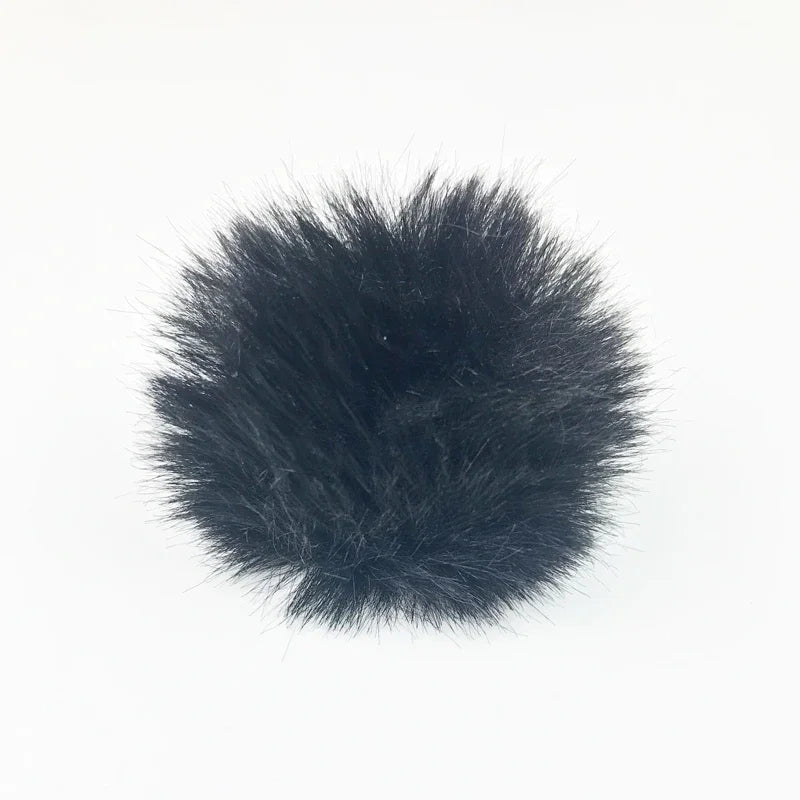 Furry Microphone Windscreen – Outdoor Windshield for Wireless Lavalier Mics