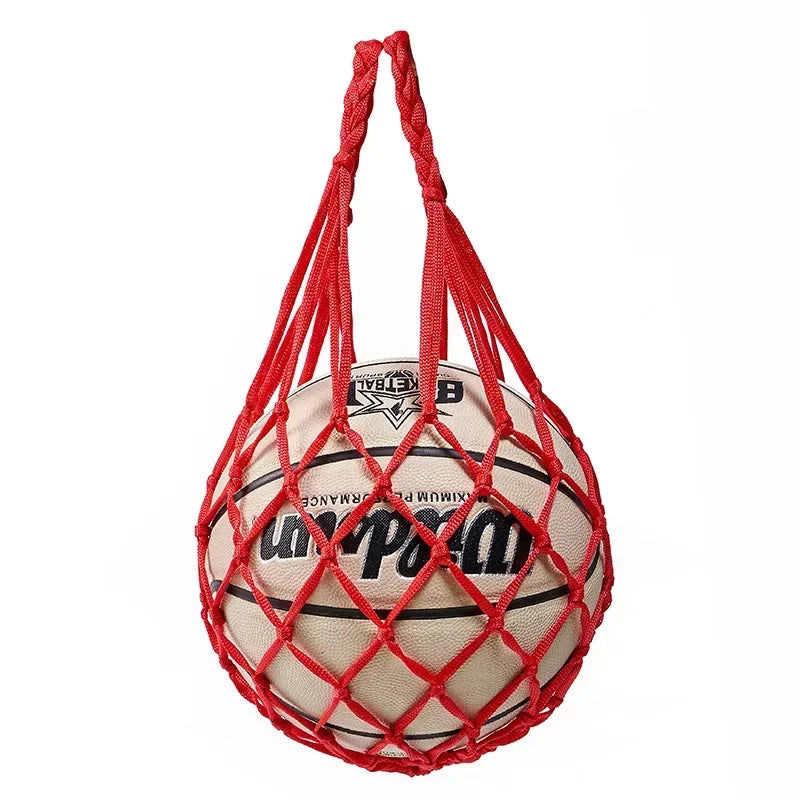 Nylon Mesh Ball Bag – Heavy Duty Drawstring Tote for Outdoor Sports