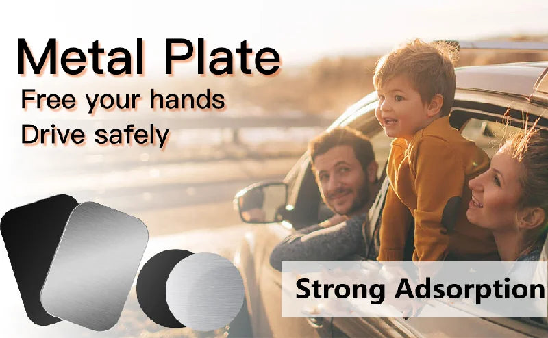 Thin Metal Adhesive Plate – Magnetic Disk for Car Phone and Tablet Mounts