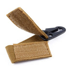 Molle Nylon Tactical Belt Clip – Carabiner Keychain for Outdoor Camping