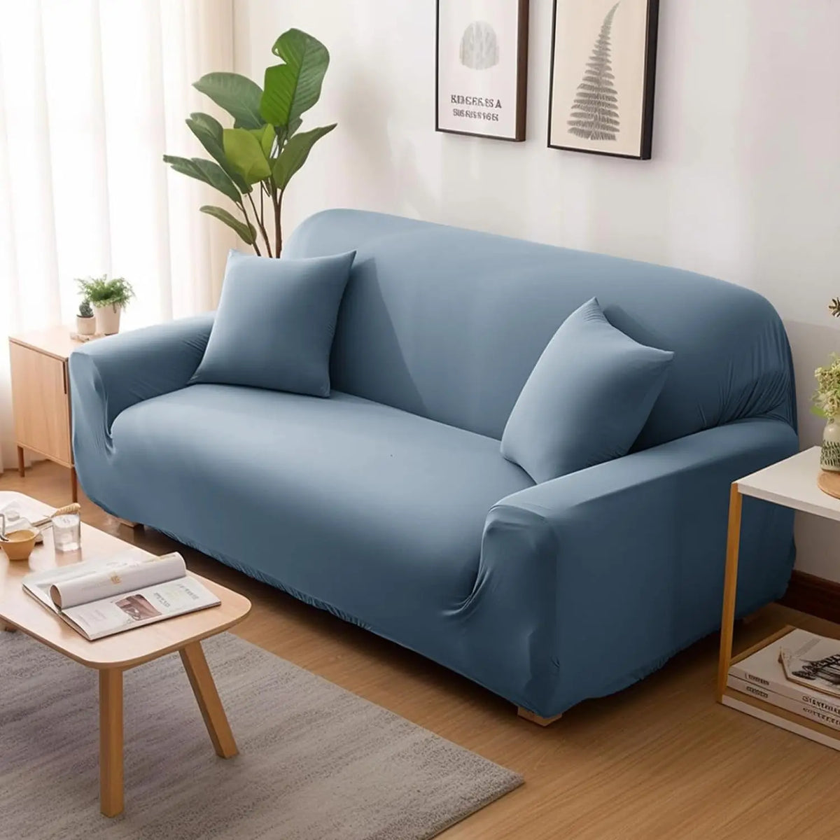 Thickened Elastic Sofa Slipcovers – Sectional Corner Couch Protection for Living Room