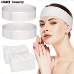 Disposable Non-Woven Facial Headbands – Soft Skincare Wraps for Beauty Salons