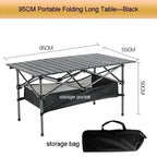 Aluminum Folding Camping Table – Lightweight Portable Desk for Picnics