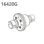 RC Car Spare Parts – Differential Shock and Tire Set for 1/14 Scale Models