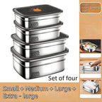 Stainless Steel Bento Box – Leak-Proof Food Container for Camping and Lunch
