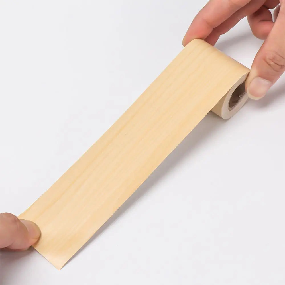 Self-Adhesive Wood Border Decal – Waterproof PVC Skirting for Home Decor