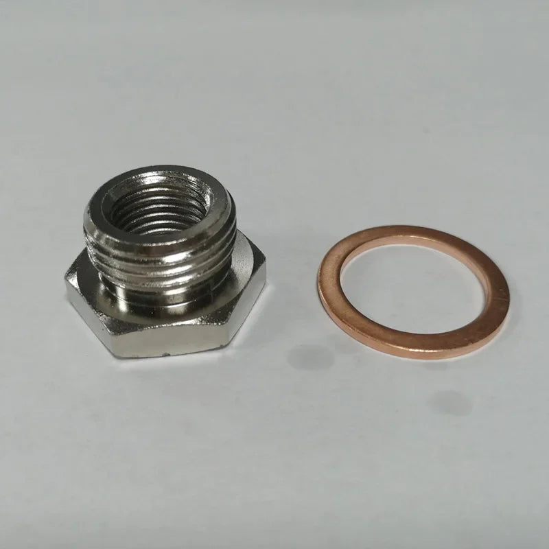 Oxygen Sensor Adapter – M18x1.5 to M12x1.25 Stainless Steel for Car Exhaust