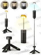 Rechargeable Telescopic LED Flashlight – Multifunctional Lamp for Outdoor Camping