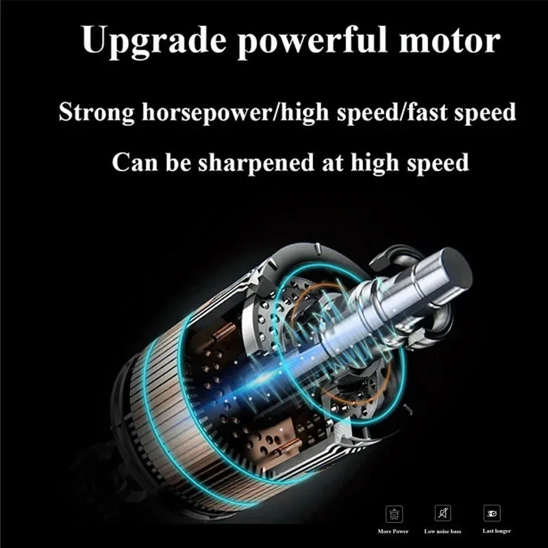 Electric Pet Nail Grinder – USB Rechargeable LED Grooming Tool for Cats and Dogs