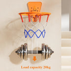 Wall Mounted Basketball Hoop – Foldable Mute Design for Kids Indoor Training