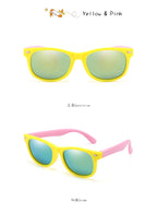 Silicone Kids Sunglasses – UV400 TR90 Goggles for Outdoor UV Protection
