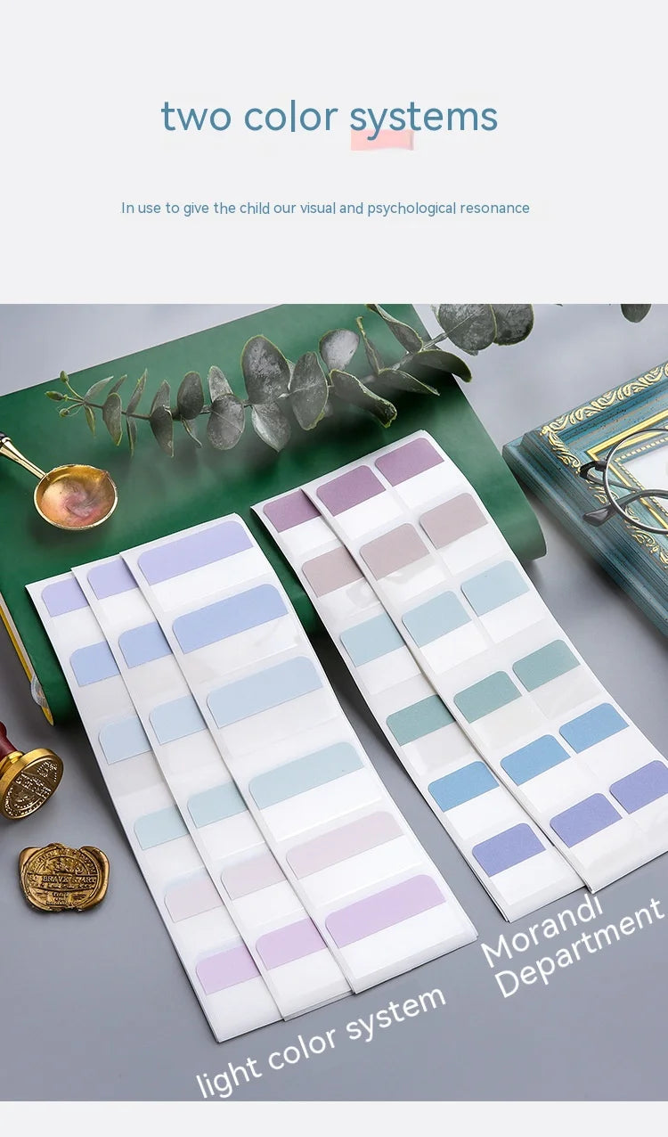Transparent Sticky Note Index Tabs – Arrow Flags for Planner Page Markers