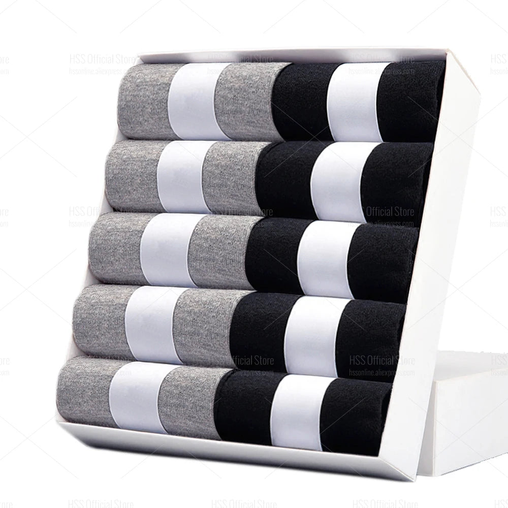Cotton Blend Business Socks – Soft Breathable Footwear for Men Size 6.5-14
