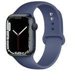 Silicone Apple Watch Sport Band – Adjustable Strap for Series 1-11 and Ultra