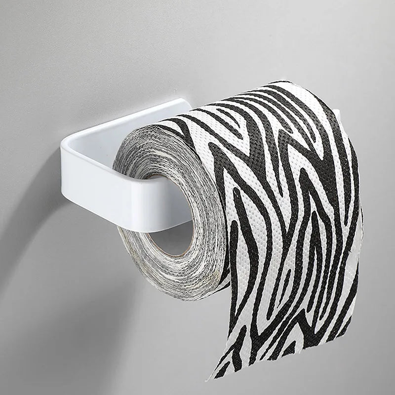 Adhesive Paper Towel Holder – Wall Mounted Rack for Kitchen and Bathroom