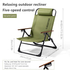 Folding Camping Chair – Adjustable Portable Seat for Outdoor Hiking Travel
