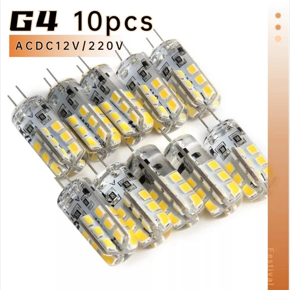 G4 Silicone LED Bulbs – Energy Efficient 360 Degree Lighting for Home Fixtures