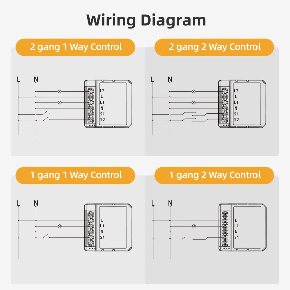 ZigBee Smart Dimmer Module – 2 Way LED Light Switch for Home Automation