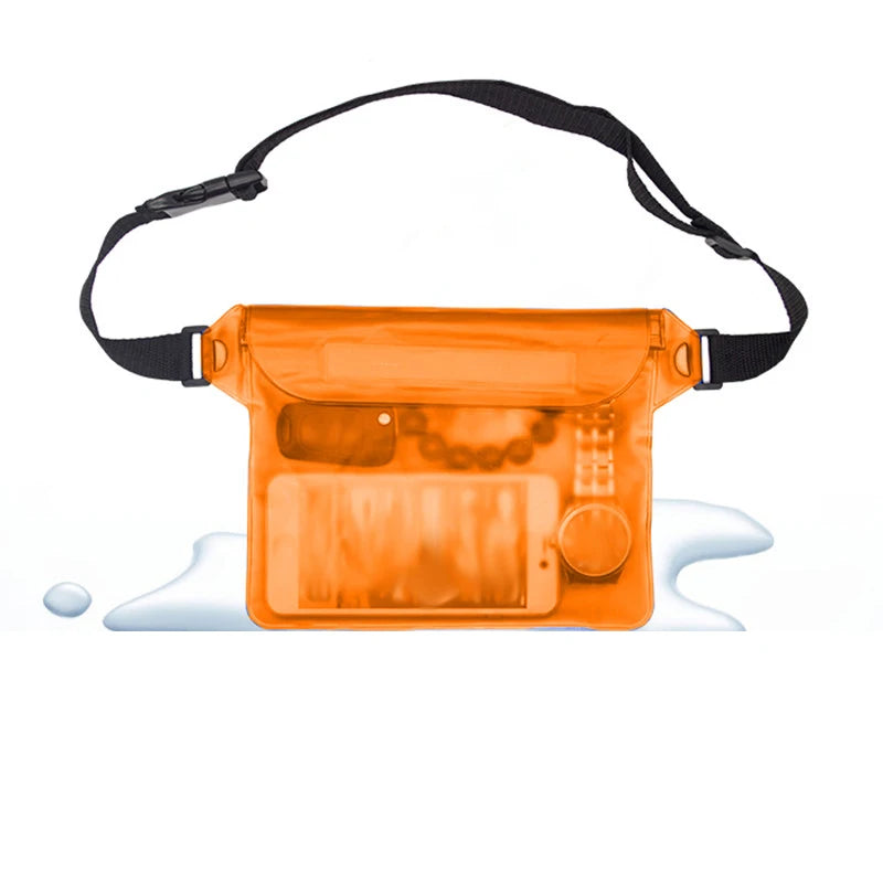 Waterproof Dry Waist Bag – Floating Pouch for Swimming Diving and Boating