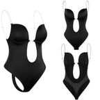 Backless Bodysuit Shapewear – Tummy Control Thong for Invisible Slimming Support
