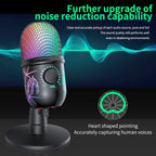 USB Gaming Microphone – Noise Cancelling Condenser for Podcast Recording