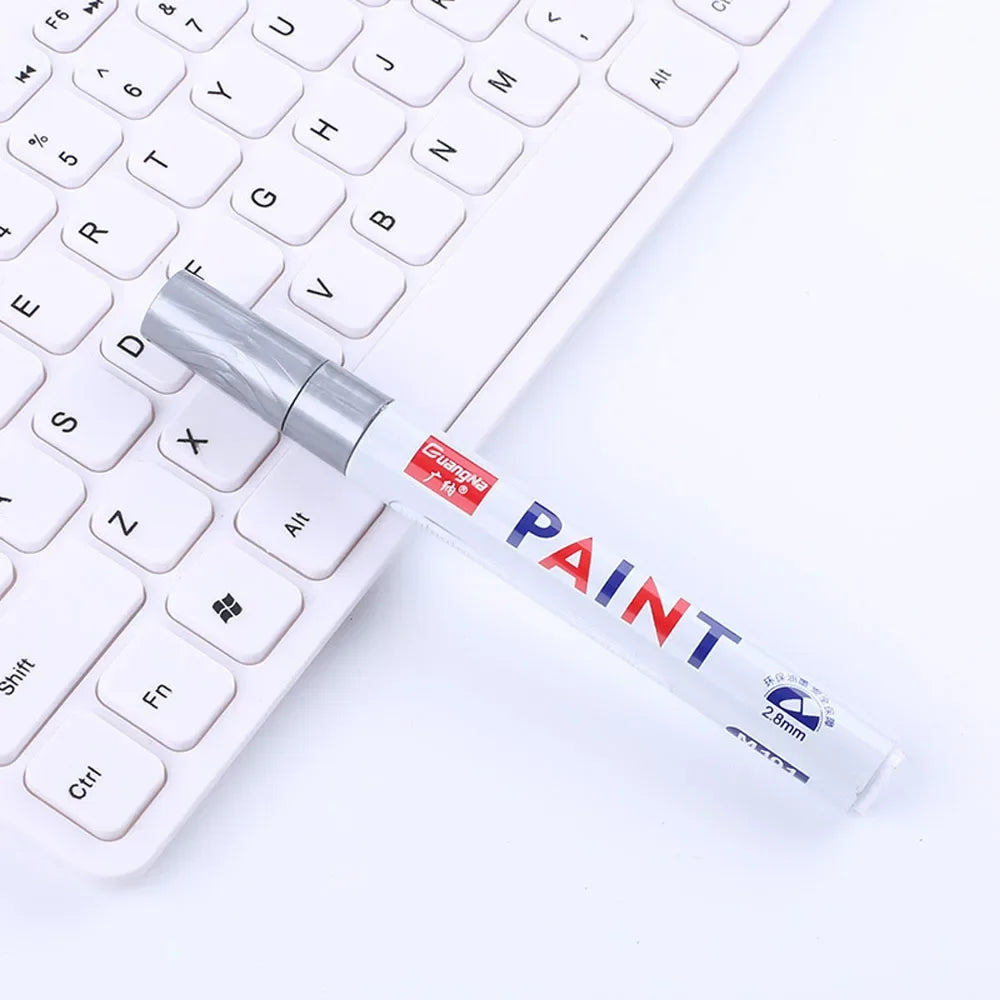 Permanent Paint Marker – Waterproof Oily Ink for Car Tires and Metal