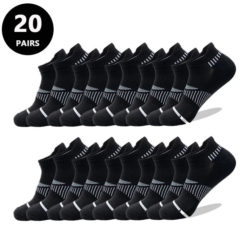 Classic Crew Socks – Breathable Anti-slip Design for Running and Sports