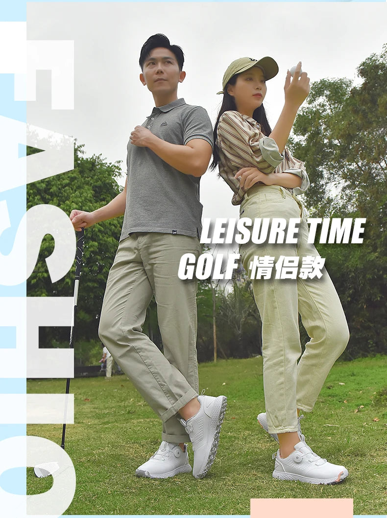 Waterproof Golf Sneakers – Casual Athletic Footwear for Men and Women