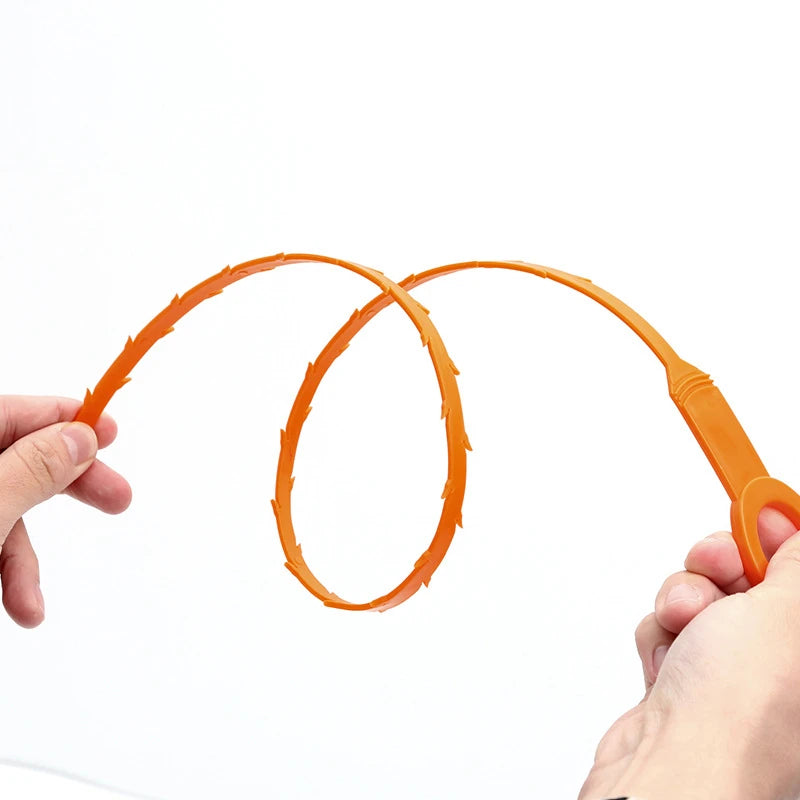 Drain Snake Hair Clog Remover – Flexible Sewer Tool for Bathroom Sink Blockages