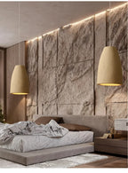 Wabi Sabi LED Chandelier – Modern Minimalist Pendant Light for Dining Room