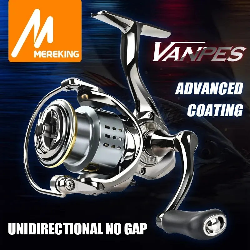 Spinning Fishing Reel – 8Kg Drag Smooth Bearing for Outdoor Freshwater Angling