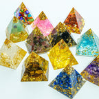 Amethyst Crystal Pyramid – Reiki Energy Generator for Chakra Meditation