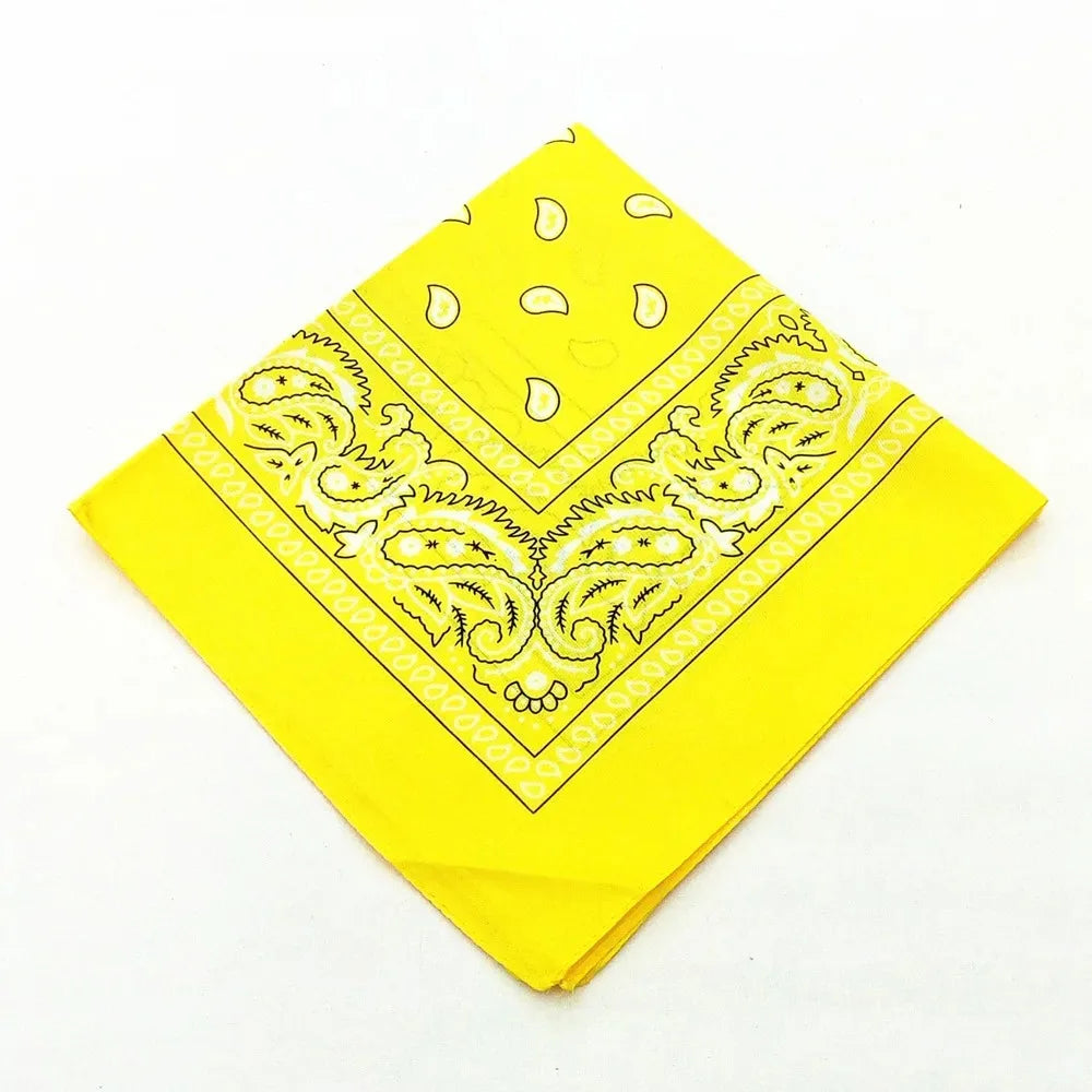 Paisley Bandana Headband – Unisex Cowboy Biker Accessory for Sports