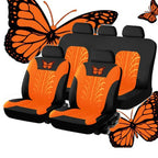 Butterfly Embroidered Car Seat Covers – Universal Auto Interior Accessories