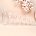 Clear Plastic Squeezable Bottles – Travel Size Containers for Liquid Toiletries