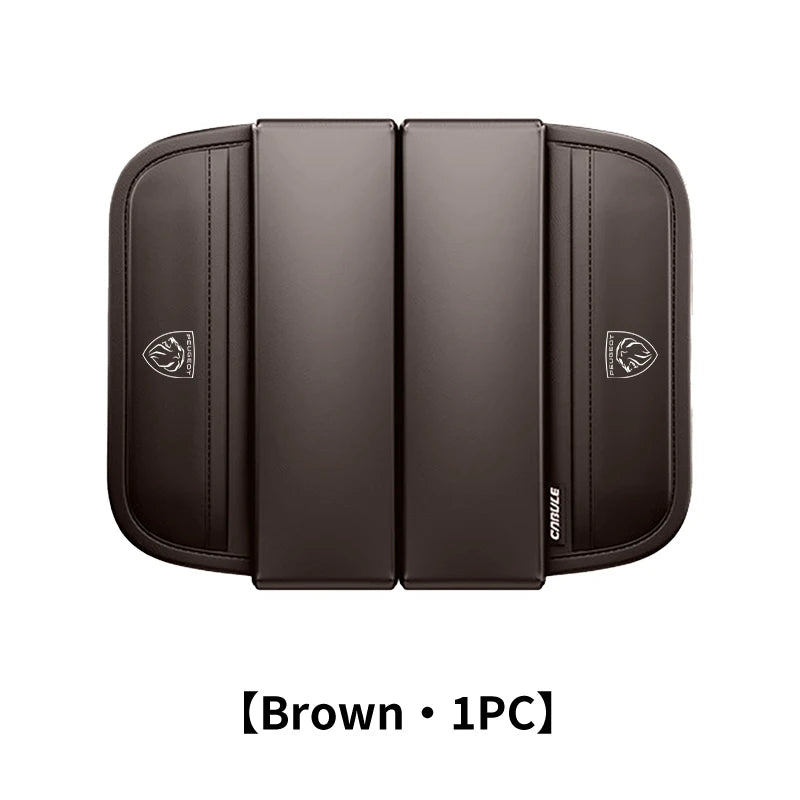 Armrest Box Pad – Padded Elbow Support Cushion with Storage for Peugeot Cars